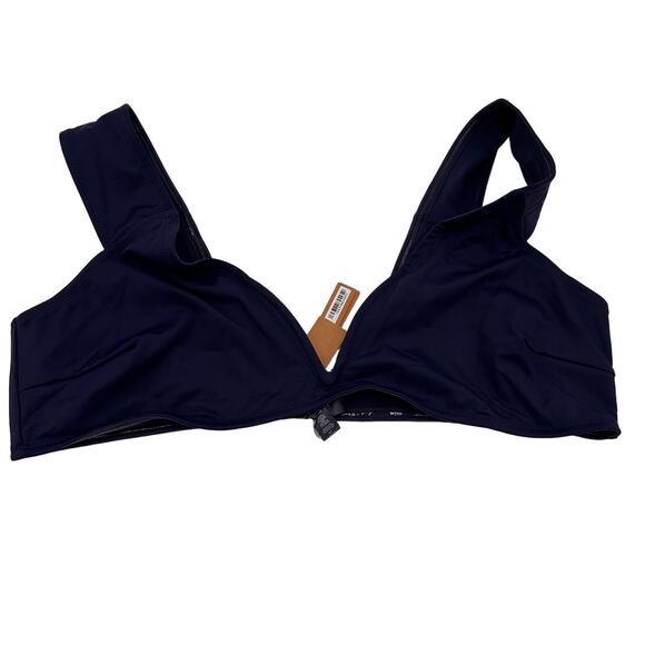 Skims Midnight Blue Sculpting Swim Off Shoulder Bikini Top New with tags Size 4X - Picture 1 of 4